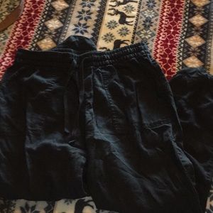 Old navy linen capris xs black